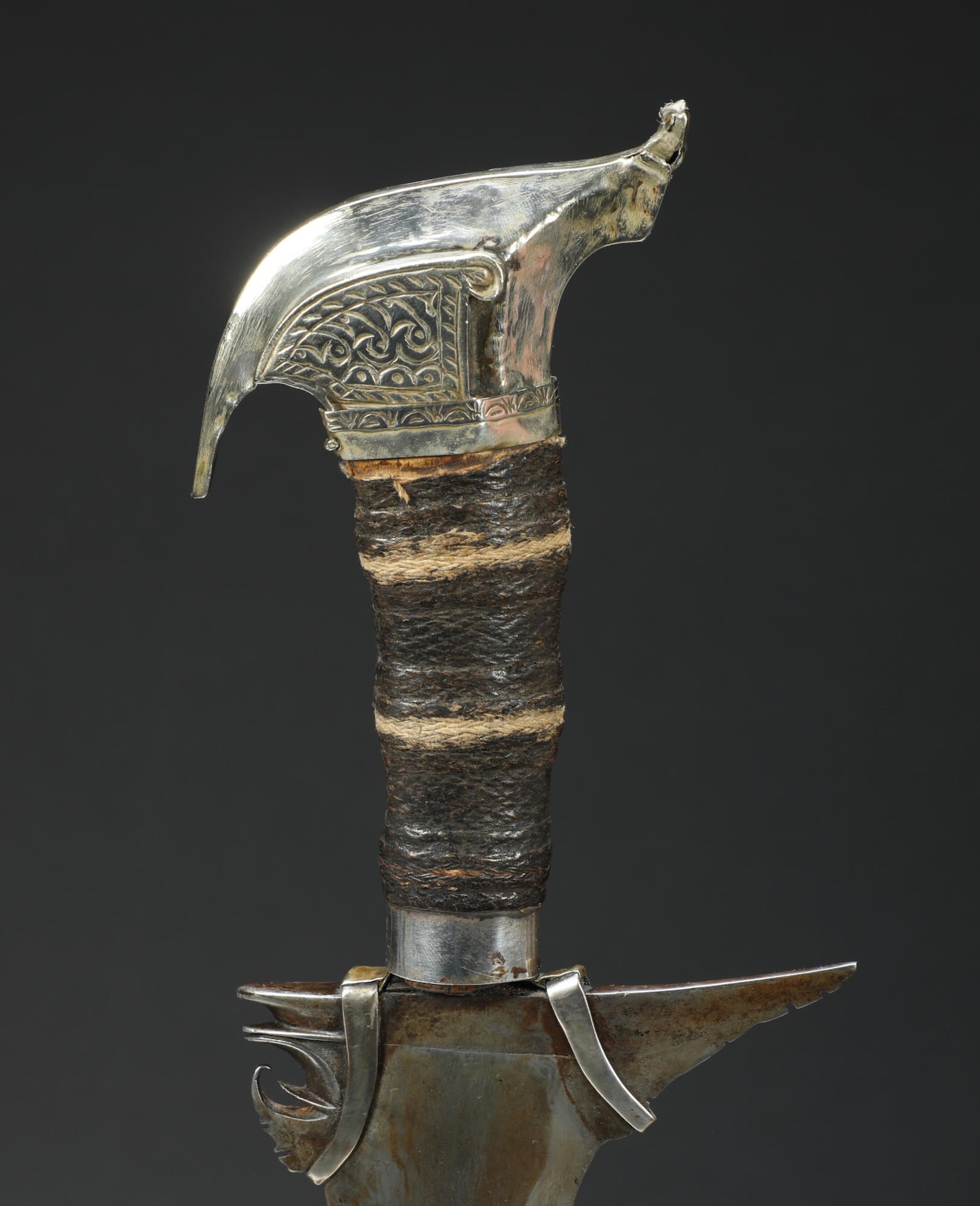 PH834: Moro Silver Kris Sword