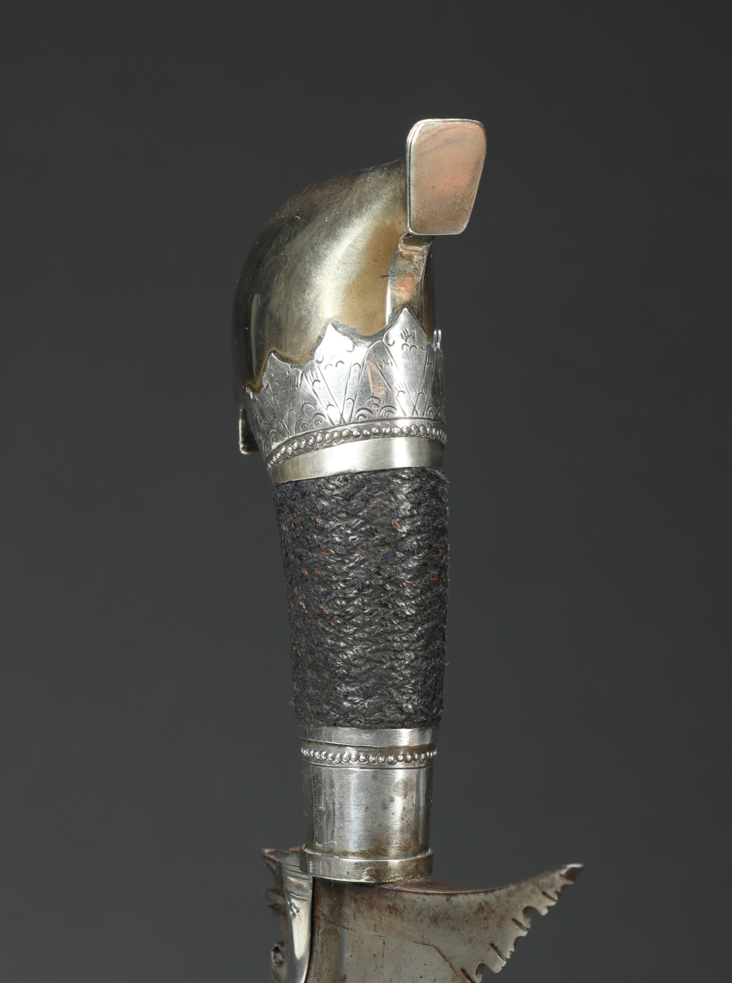 PH835: Moro Silver Kris Sword