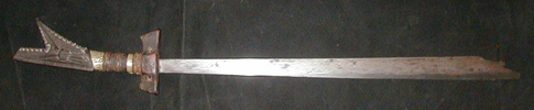 Moro Kampilan sword with a 25 3/4" blade