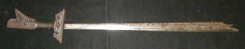 #PH184: 19th century Moro kampilan sword