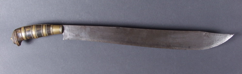 #PH319: Northern Philippine large bolo knife with horn handle