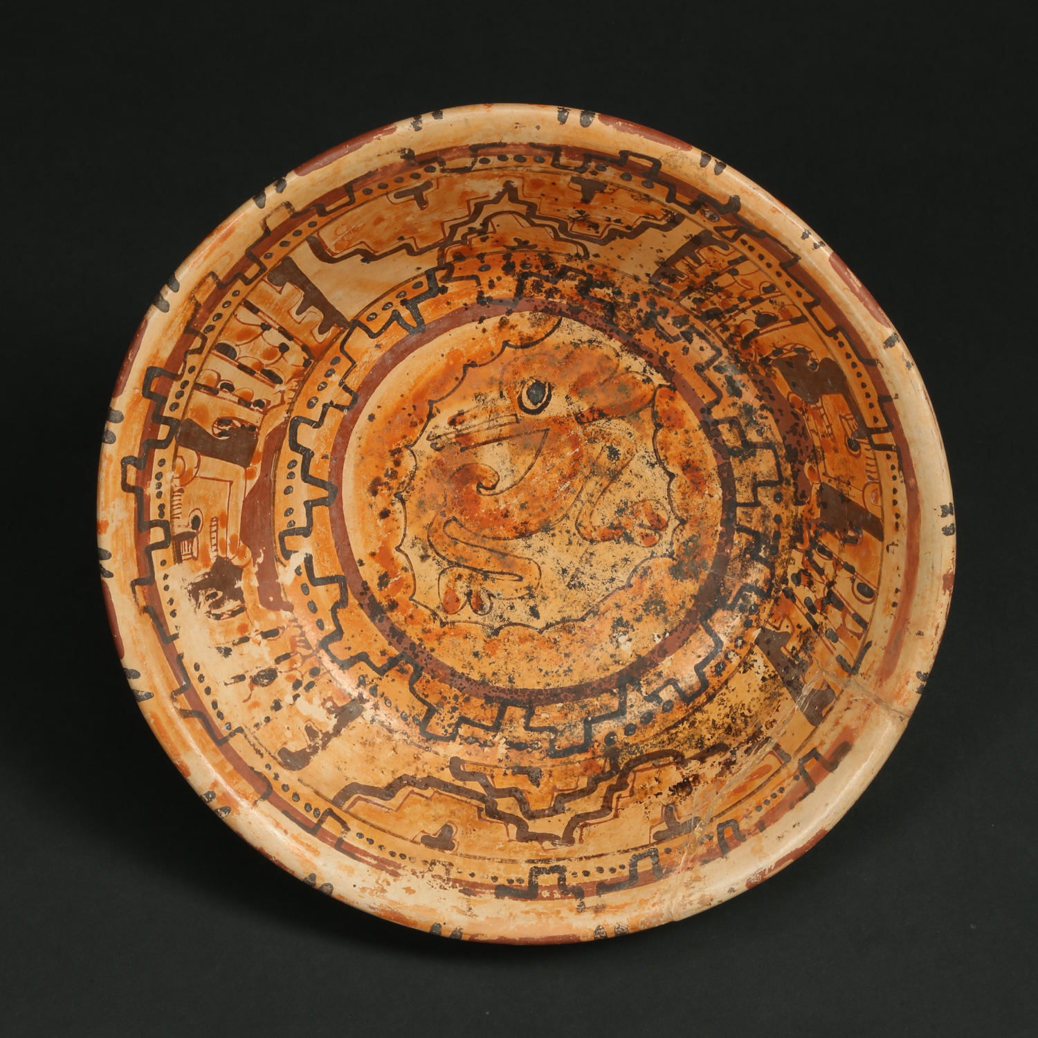 PC422: Mayan Tripod Bowl