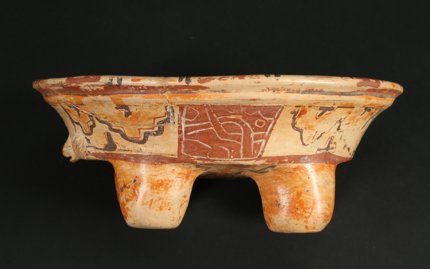 PC422: Mayan Tripod Bowl